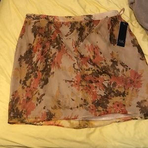 Anne Klein floral skirt